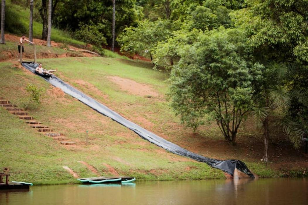 Casa De Vidro Com Cachoeira Hotel Itatiba Eksteriør billede